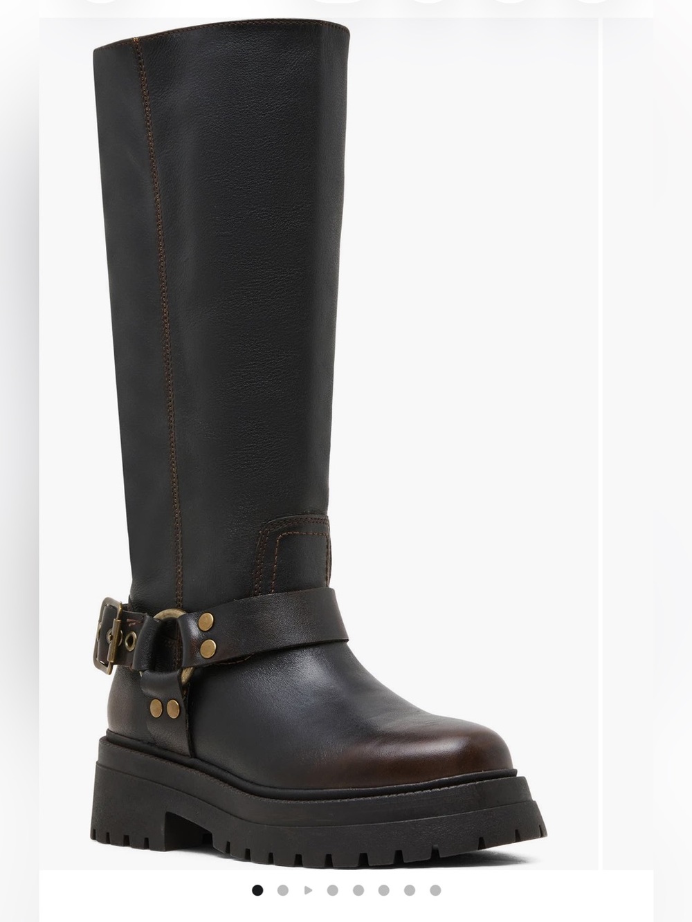 Steve Madden Everest Harness Boot - Brown Leather